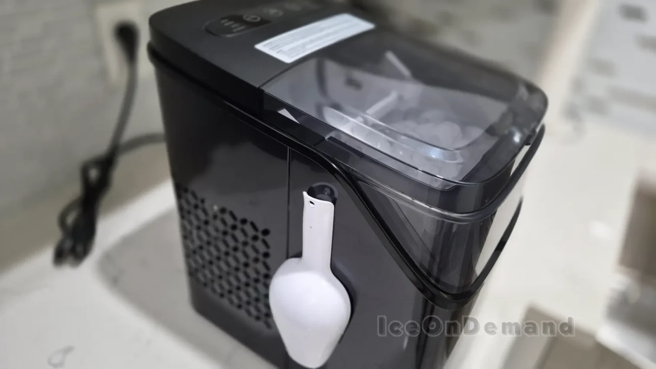 goveelife ice maker h717d on a kitchen counter