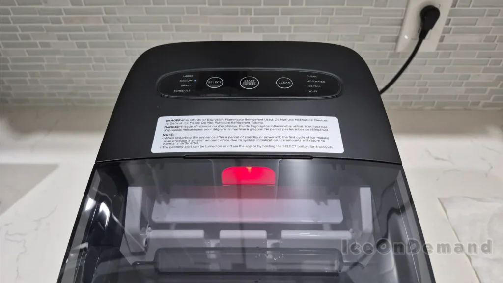 goveelife ice maker h717d control panel